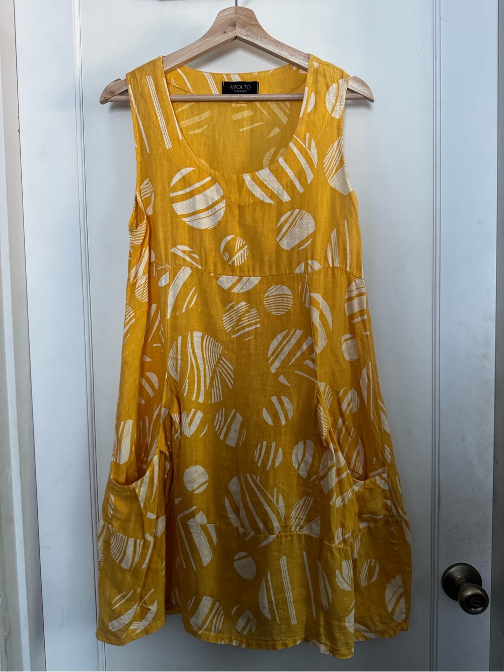 Sleeveless Avolto Italian Linen Dress
